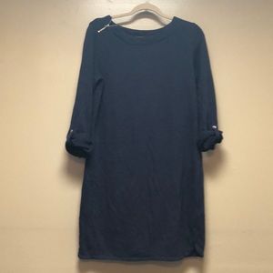 Merona navy blue sweatshirt dress